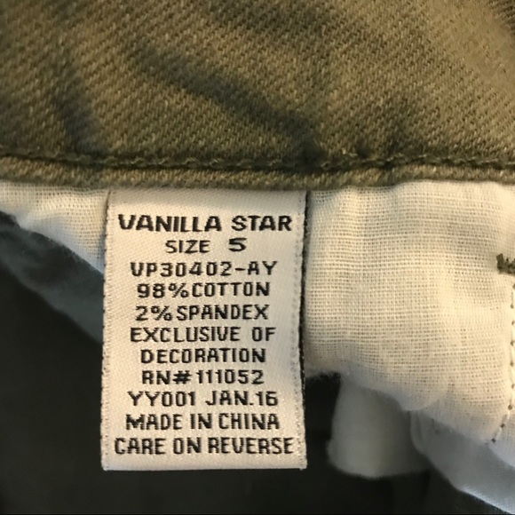 Tilly’s Olive Green Shorts with Crochet Detailing - Picture 8 of 12